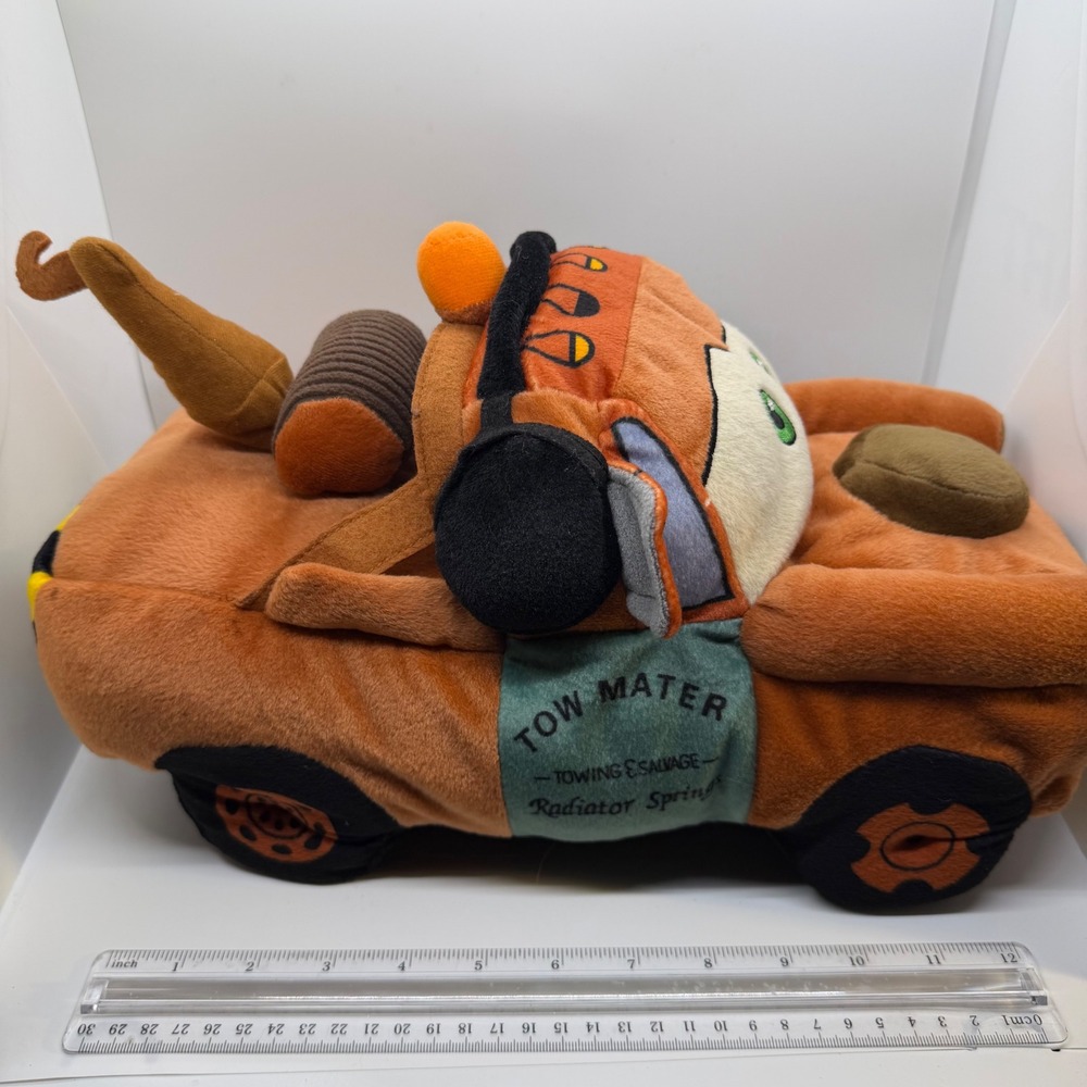 Disney Pixar Cars Mater Plush Stuffed Toy Towing Radiator Springs 7in Orange‎ - Picture 9 of 16